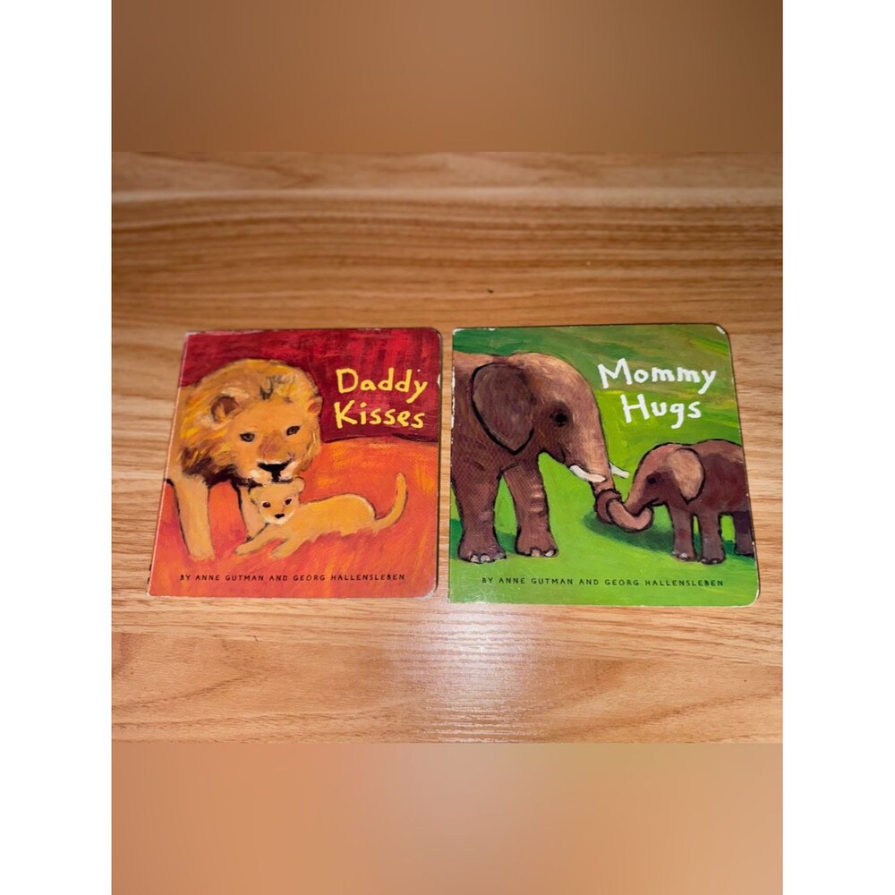 Daddy Kisses & Mommy Hugs Board Book bundle set